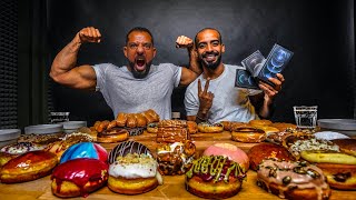 تحدي ١٨،٠٠٠ سعرة دونات - مسابقة ١٠ ايفون برو ماكس 🍩 Donut Challenge 18,000 Calories Iphone Giveaway