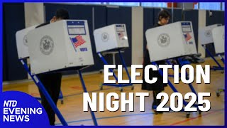 Election Night: Polls Closing; Mamdani Blames Trump for NJ Bomb Threats | NTD Evening News (Nov. 4)