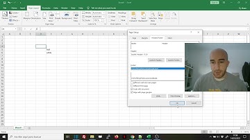 EXCEL: how to insert elements (page number, filename...) to the header and footer.