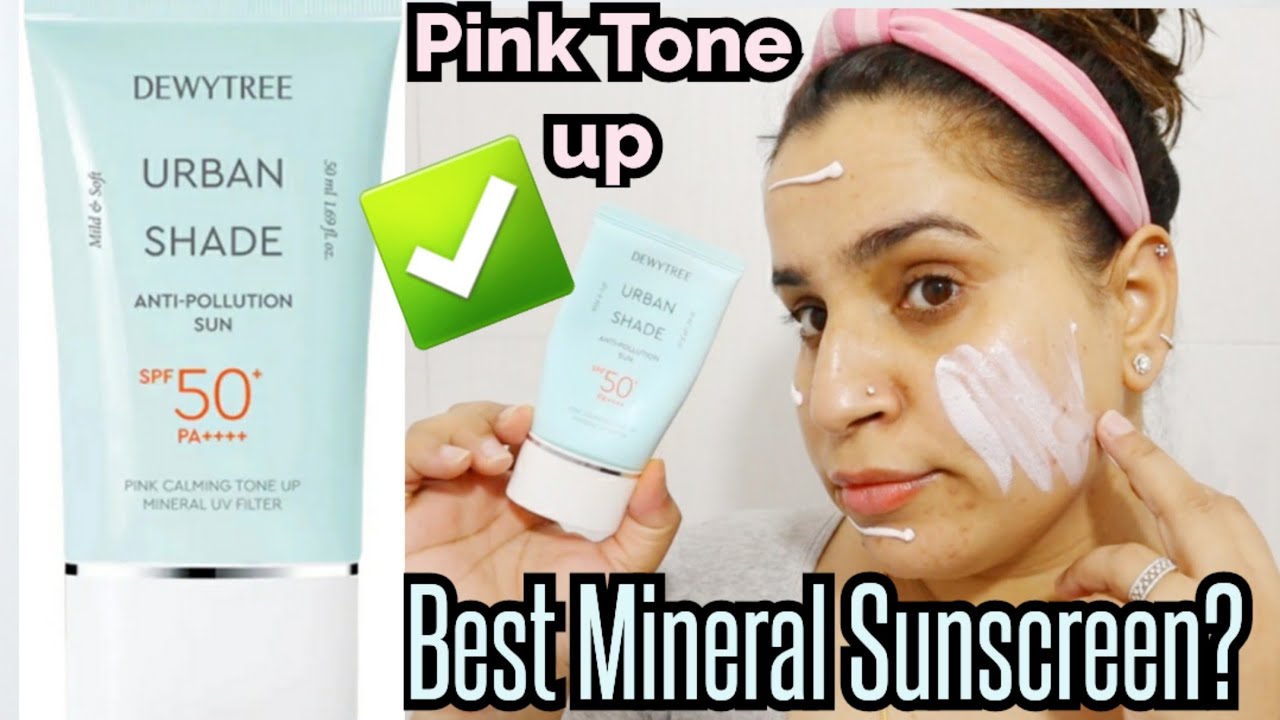 Dewytree Urban shade Anti Pollution Sun Pink Calming Tone up Mineral