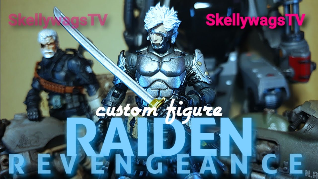 Raiden Revengeance 1/18 Joytoy Metal Gear Rising custom Raiden figure ...