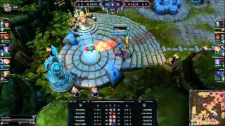 Perfectly Timed Jinx Ult on Fountain!