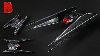 The BEST Custom LEGO Kylo Rens TIE Silencer | Minifigure Scale Design