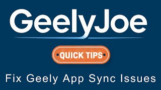 Geely app not working? Try this to fix your Geely App Sync Issues screenshot 3