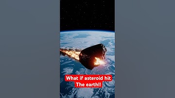 What If an Asteroid Hit Earth? ☄️🌍 | Realistic Simulation #starship #astronomy #space