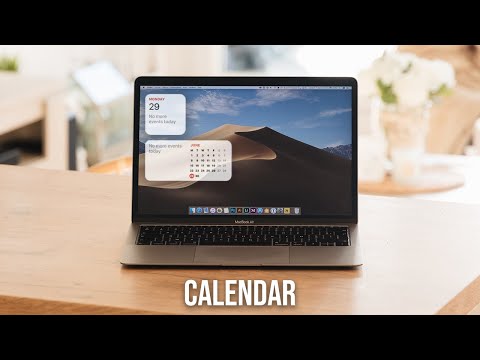 How to Add Calendar to Mac Desktop (tutorial)