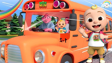 [ 4 MINUTE LOOP ] 🚍 Wheels on the Bus Sound Variations Remix 🎶 || Several Version | Giggle Rhymes