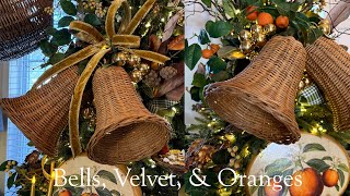Golden Velvet Christmas Tree Decorating ~ Christmas Tree Ribbons, Bows, & Wrapping
