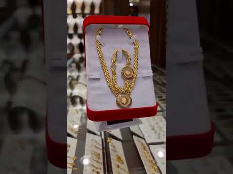 طقم ذهب للعروس عيار 24 موديلات رائعة