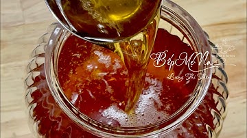 Nước đường bánh nướng cho bánh trung thu - bếp mẹ Na