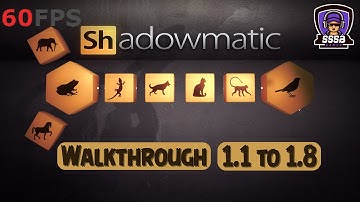 Shadowmatic: Level 1.1 To 1.8 , iOS/Android Walkthrough By (Triada Studio Games)