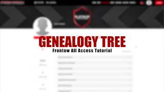 FRONTROW ALL ACCESS: Genealogy Tree Overview Tutorial Part 2