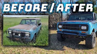 I lifted my Turbo Diesel International Scout (INCREDIBLE TRANSFORMATION!)