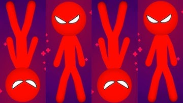 The Stickman Party MINIGAMES Funny Moments Gameplay 4 Player ( android / ios )