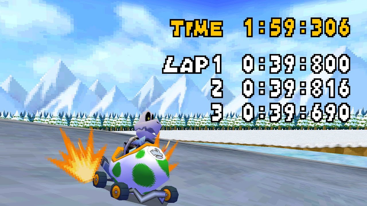 Mario Kart DS - DK Pass [100cc] 1:59.306 World Record - Taiga