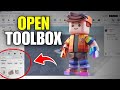 How To Open Toolbox In Roblox Studio (2025)