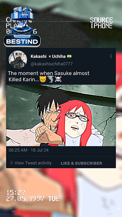 Sasuke Killed Karin ☠️
