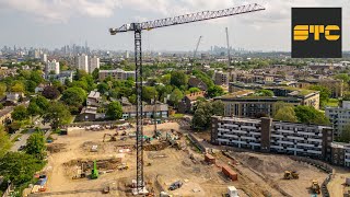 STATOM - Tower Crane Installation - Clapham Regeneration Project. Presented by Ian Britton