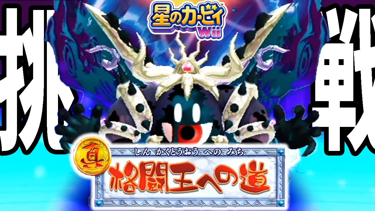 #35【これがマホロアとの本当の最終決戦】真・格闘王への道で強化ボスラッシュを倒し切るぞ！【星のカービィWii実況】