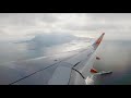 Onboard landing into Gibraltar Airport - Scenic Approach Round The Rock - easyJet A320neo