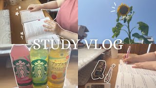 Study Vlog | 真夏日☀️新しいテキストを買いに行く TOEIC🔠/ジャーナリング🖊️Trying My Best, One Day at a Time