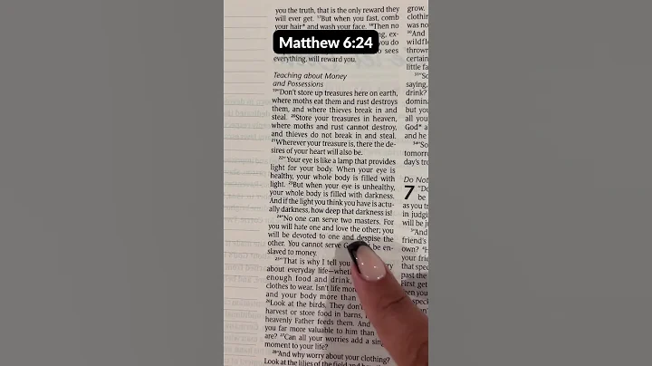 Matthew 6:24 | You Can’t Serve Two Masters #shorts #biblestudy #bible #christiantiktok #faith