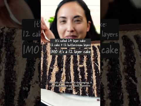 24 or 12 layer chocolate cake?