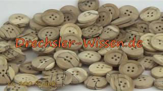 Drechseln von Knöpfen