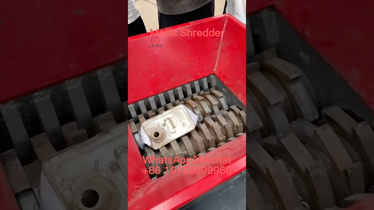 Solid Waste Treatment Equipment of Domestic Waste Shredder