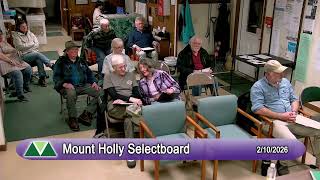 Mount Holly Selectboard 2/10/2026