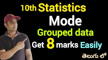 తెలుగులో|10th class| Statistics Exercise 14.2 Q-2 |Find Mode