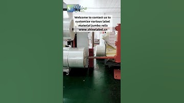 Welcome to contact us to customize various label material jumbo rolls #label #quality #material