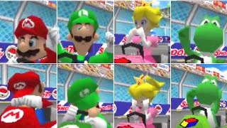 Mario Kart DS : All Characters Winning & Losing Animations