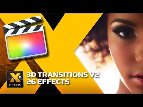 FCPX XEffects 3D Transitions 2 New Effects added
