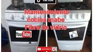 como cambiar fibra térmica cocina mabe #cocina #limpieza #video #viral #sansalvador