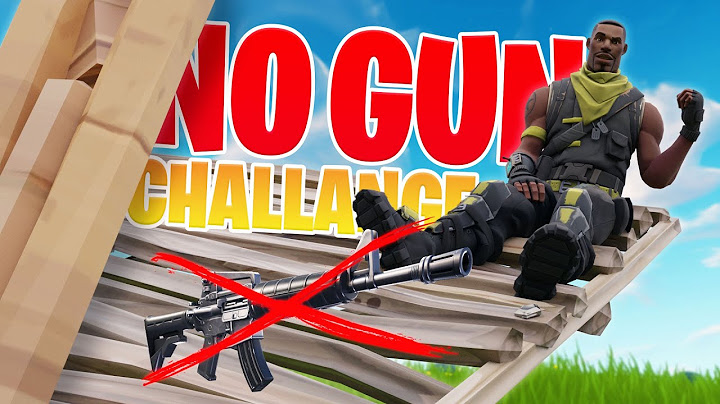 NO GUN CHALLENGE LMAO!! *NAJTEZI DO SAD ALOO*