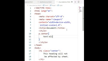 Class Selector In Css Html #viral #css #html #youtuber #mamta_fulwary