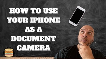 How To Use Your iPhone As A Document Camera