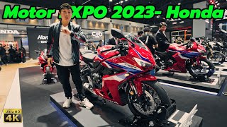 พาชม บูธ Honda งาน MotorExpo 2023 CBR650R, CB650R e-clutch, NX500, CB500 Hornet มาครบ