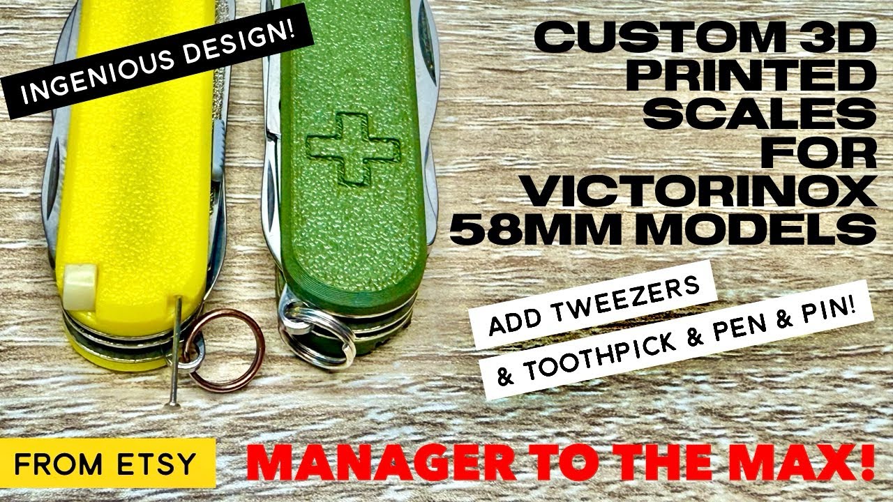 Удивительный способ усовершенствовать 58-миллиметровый швейцарский армейский нож!