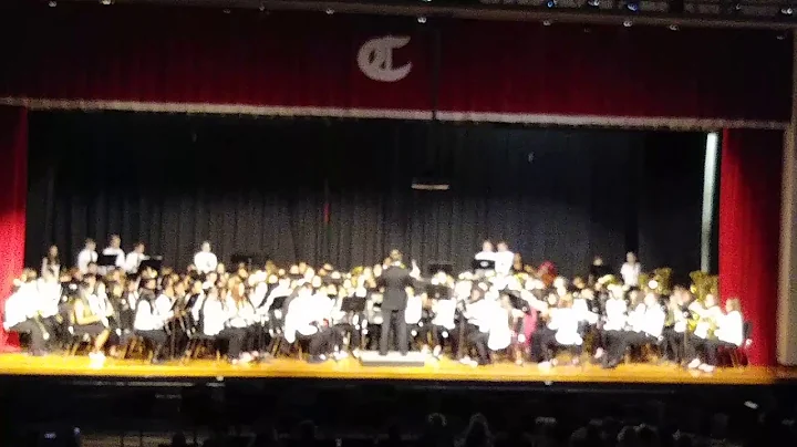 Teasley Middle School Band, Spring 2018