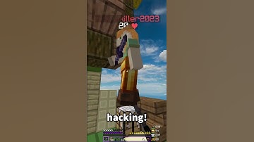 Encountering A Hacker In Minecraft Skywars