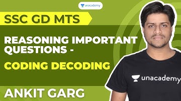 SSC GD / MTS Reasoning Important Questions - Coding Decoding  | Ankit Garg