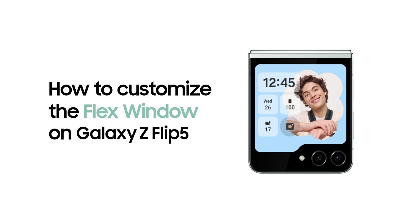 Galaxy Z Flip5: How to customize the Flex Window | Samsung