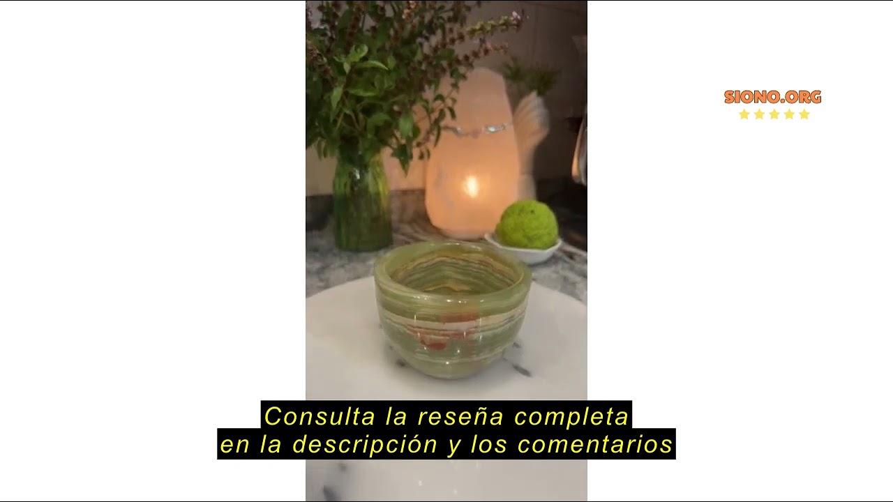 Reseña del Radicaln Bol de crema de afeitar de mármol y ónice verde, 225 ml, hecho a mano, para dete