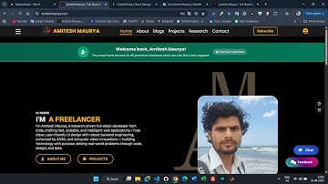 Modern Web Developer Portfolio | Full-Stack Projects + Skills | React.js | Next.js