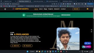 Modern Web Developer Portfolio | Full-Stack Projects + Skills | React.js | Next.js