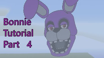 Minecraft Pixel Art Tutorial: How to make Bonnie Part 4 (Five Nights at Freddy