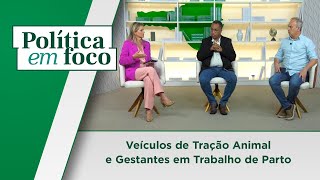 Veículos de tração animal e Gestantes em trabalho de parto - Política em Foco