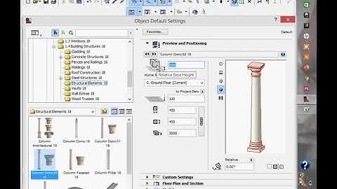 Archicad- How to create a Column